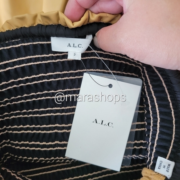 ALC Jenny Vegan Leather Skirt - Picture 5 of 7